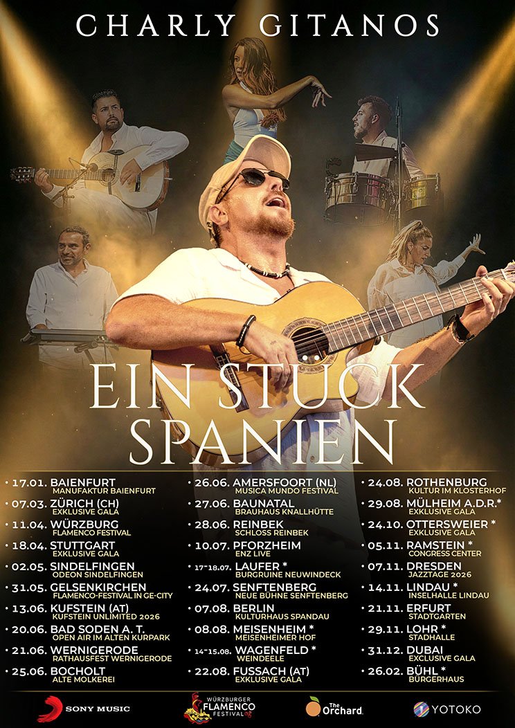 Ein Stück Spanien Tourposter 2026